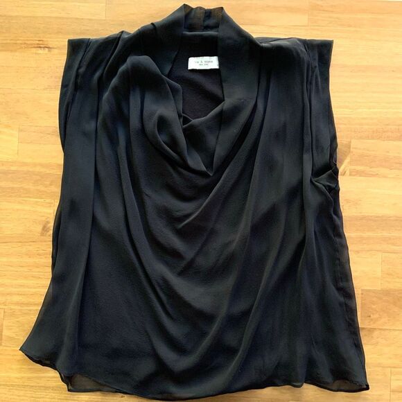 LOLA & SOPHIE Silk Top (Sz M) - Picture 3 of 8